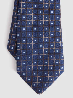 Corbatas|Corbatas-Alvaro Moreno CORBATA JACQUARD MF Azul Marino