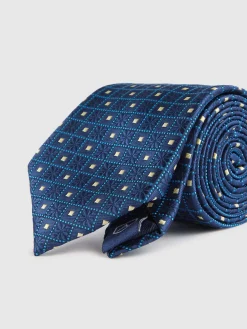 Corbatas|Corbatas-Alvaro Moreno CORBATA JACQUARD MF Azul Marino