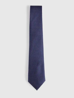 Corbatas|Corbatas-Alvaro Moreno CORBATA JACQUARD MF Azul Marino