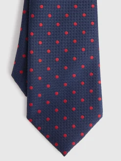 Corbatas|Corbatas-Alvaro Moreno CORBATA JACQUARD MF Azul Marino