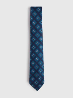 Corbatas|Corbatas-Alvaro Moreno CORBATA JACQUARD MF Azul Marino