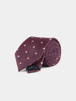 Corbatas|Corbatas-Alvaro Moreno CORBATA JACQUARD MF Burdeos