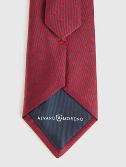 Corbatas|Corbatas-Alvaro Moreno CORBATA JACQUARD MF Burdeos