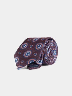 Corbatas|Corbatas-Alvaro Moreno CORBATA JACQUARD MF Burdeos