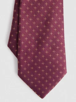 Corbatas|Corbatas-Alvaro Moreno CORBATA JACQUARD MF Burdeos