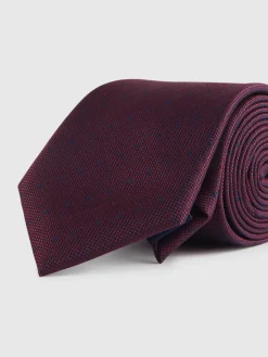 Corbatas|Corbatas-Alvaro Moreno CORBATA JACQUARD MF Burdeos