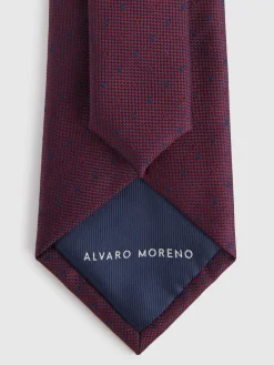 Corbatas|Corbatas-Alvaro Moreno CORBATA JACQUARD MF Burdeos