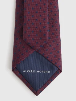 Corbatas|Corbatas-Alvaro Moreno CORBATA JACQUARD MF Burdeos