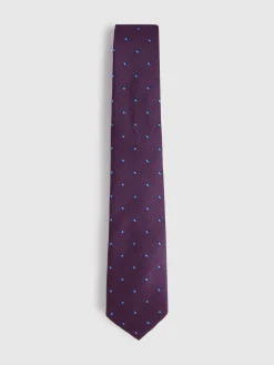 Corbatas|Corbatas-Alvaro Moreno CORBATA JACQUARD MF Burdeos