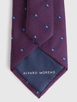 Corbatas|Corbatas-Alvaro Moreno CORBATA JACQUARD MF Burdeos