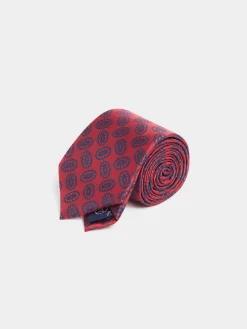 Corbatas|Corbatas-Alvaro Moreno CORBATA JACQUARD MF Rojo