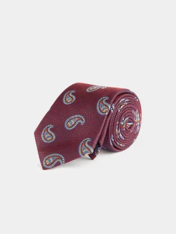 Corbatas|Corbatas-Alvaro Moreno CORBATA JACQUARD MF Rojo