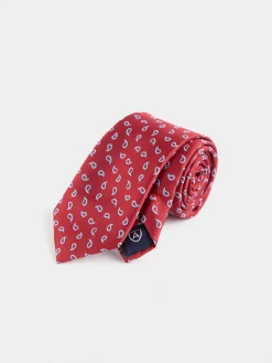 Corbatas|Corbatas-Alvaro Moreno CORBATA JACQUARD MF Rojo