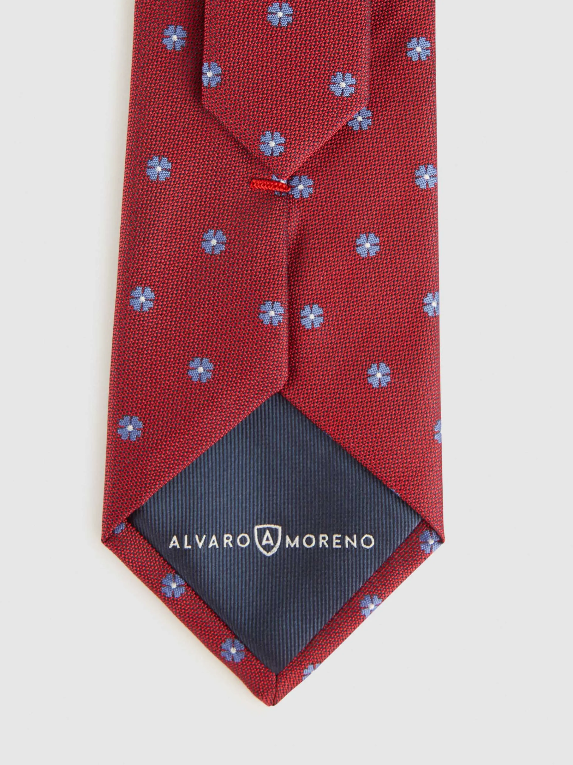Corbatas|Corbatas-Alvaro Moreno CORBATA JACQUARD MF Rojo