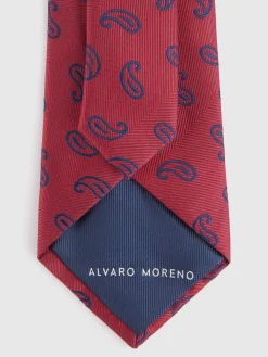 Corbatas|Corbatas-Alvaro Moreno CORBATA JACQUARD MF Rojo