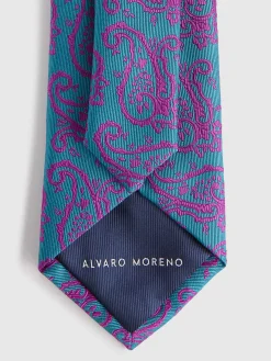 Corbatas|Corbatas-Alvaro Moreno CORBATA JACQUARD MF Rosa
