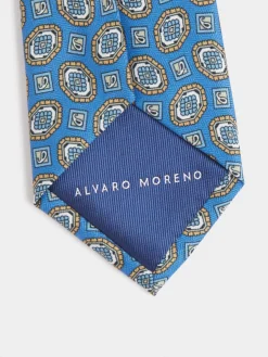 Corbatas|Corbatas-Alvaro Moreno CORBATA PRINTED Azul