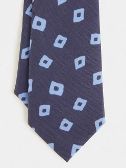 Corbatas|Corbatas-Alvaro Moreno CORBATA PRINTED Azul Marino