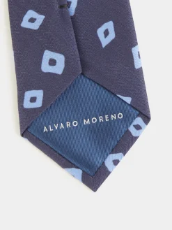 Corbatas|Corbatas-Alvaro Moreno CORBATA PRINTED Azul Marino