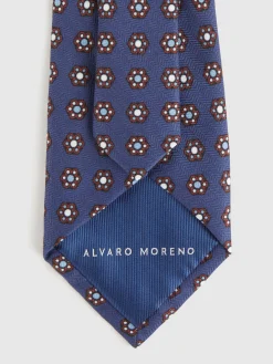 Corbatas|Corbatas-Alvaro Moreno CORBATA PRINTED Azul Marino