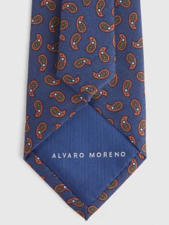 Corbatas|Corbatas-Alvaro Moreno CORBATA PRINTED Azul Marino