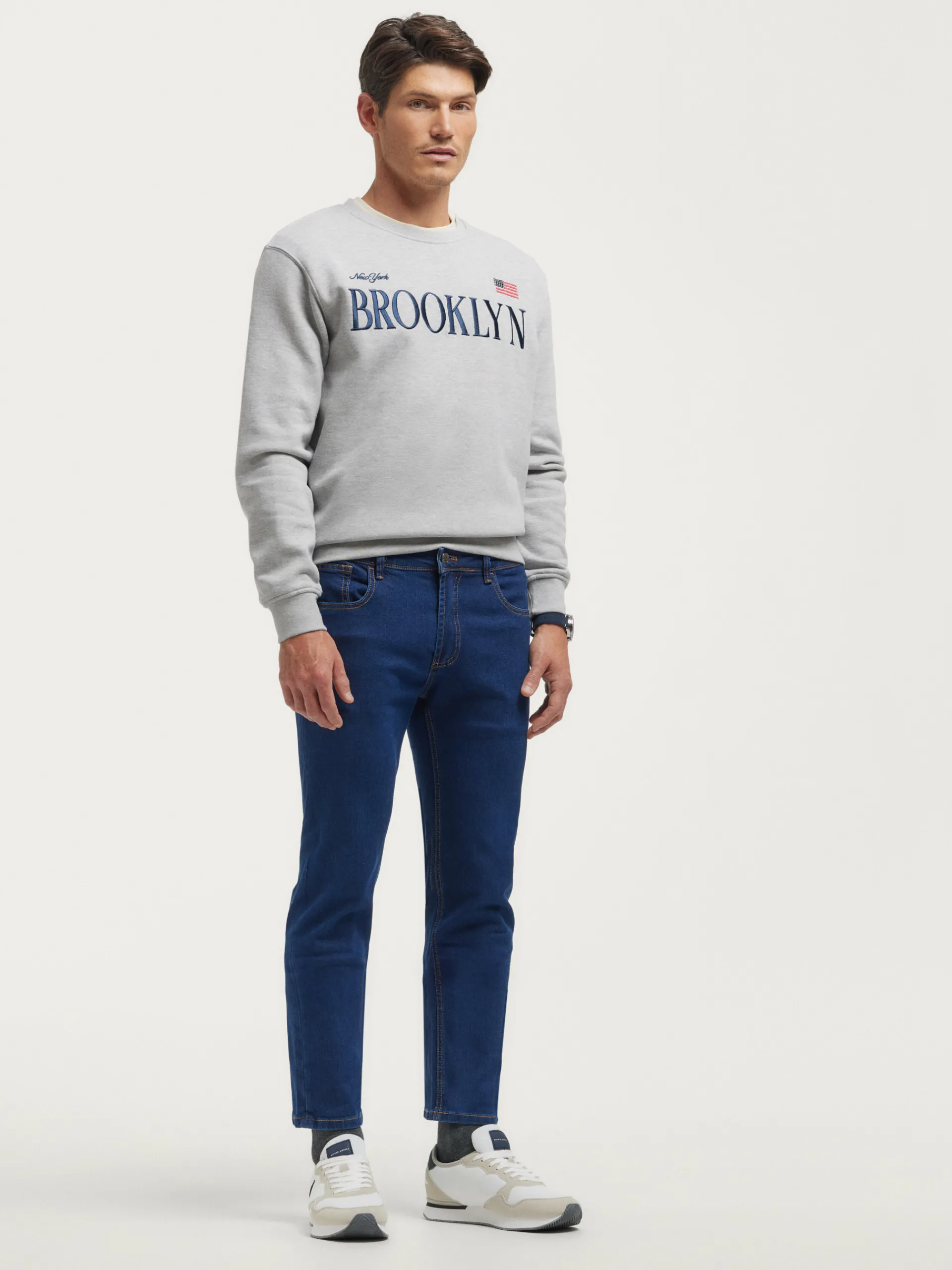 Vaqueros-Alvaro Moreno DENIM REGULAR Azul Marino