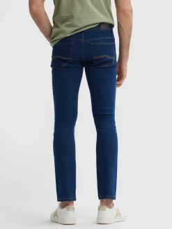 Vaqueros-Alvaro Moreno DENIM SLIM BASICO Azul Marino