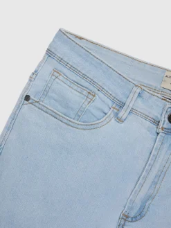 Vaqueros-Alvaro Moreno DENIM SLIM BASICO Celeste