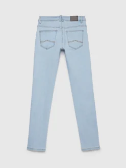 Vaqueros-Alvaro Moreno DENIM SLIM BASICO Celeste