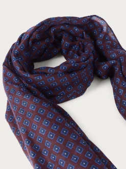Foulares-Alvaro Moreno FOULARD PRINT Burdeos