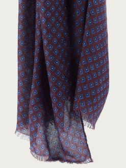 Foulares-Alvaro Moreno FOULARD PRINT Burdeos