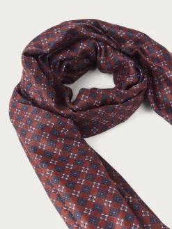 Foulares-Alvaro Moreno FOULARD PRINT Burdeos