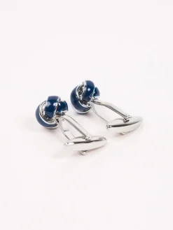 Tirantes Y Gemelos|Tirantes Y Gemelos-Alvaro Moreno GEMELOS NUDO ESMALTE Azul