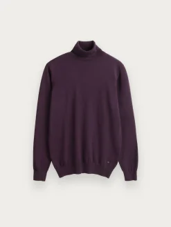 Jerséis-Alvaro Moreno JERSEY ROLL COLLAR BURDEOS VIN