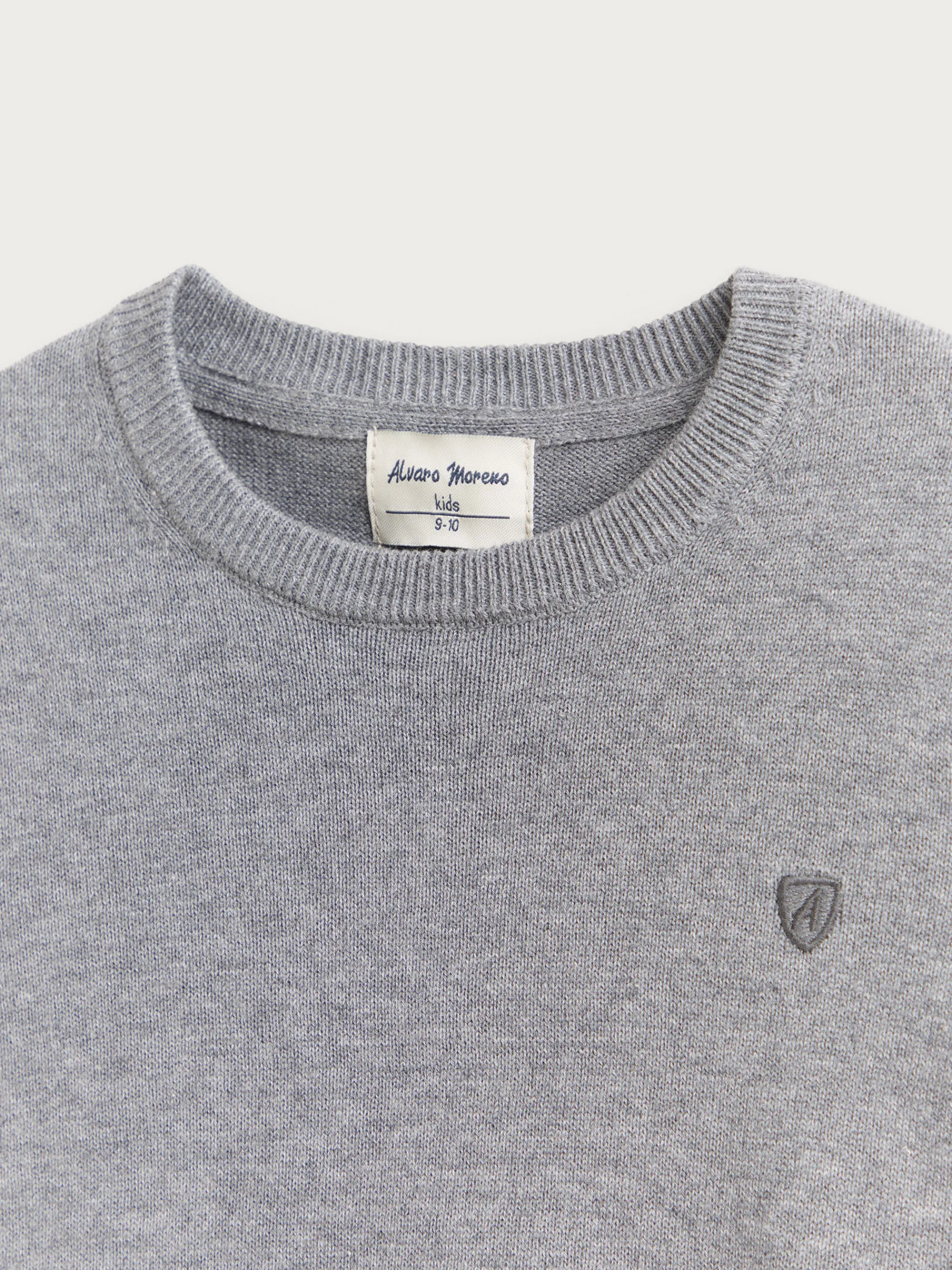 Jerséis-Alvaro Moreno JERSEY ROUND NECK KIDS Gris