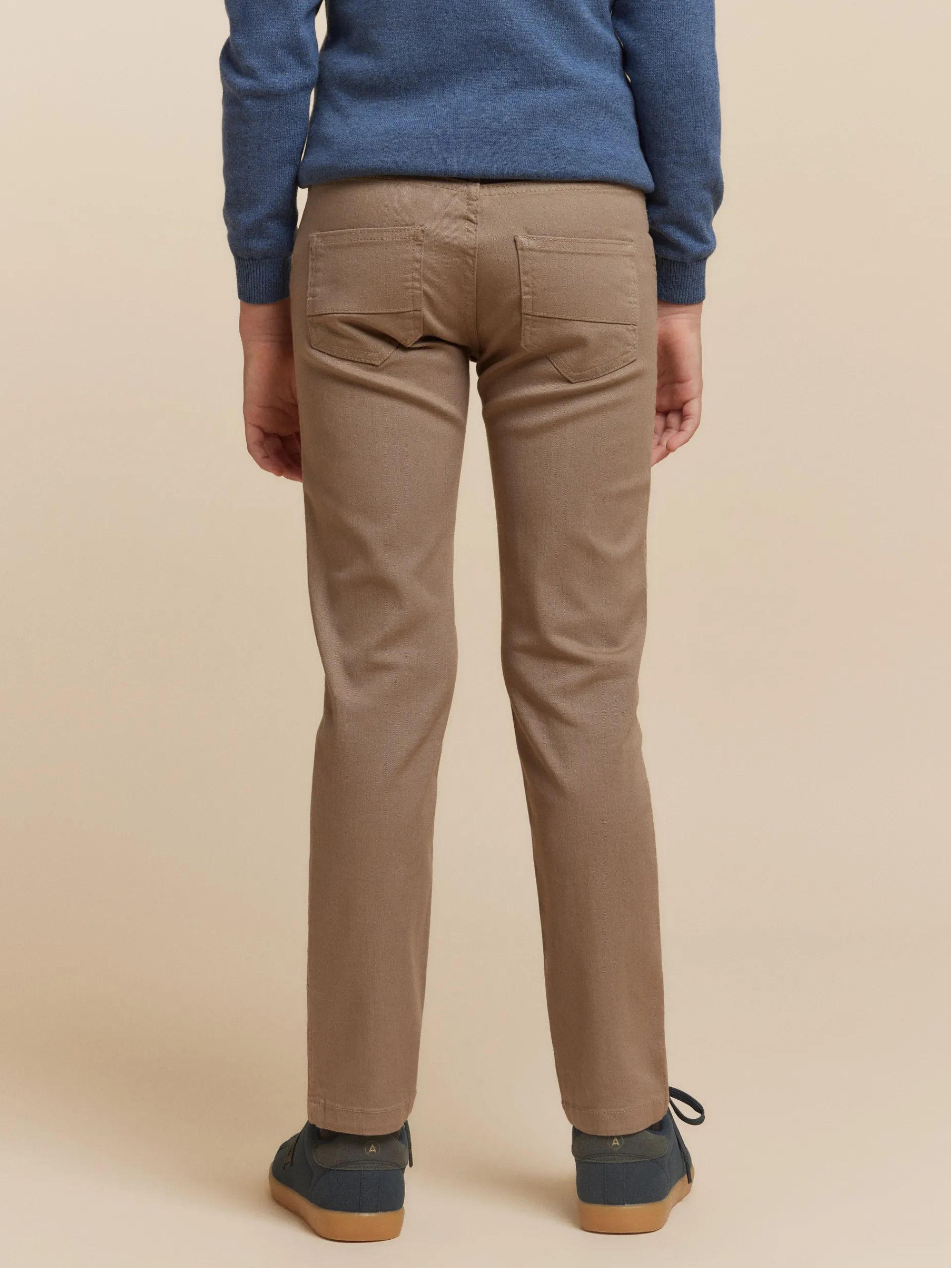 Pantalones-Alvaro Moreno PANTALON 5 POCKETS KIDS Camel
