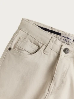 Pantalones-Alvaro Moreno PANTALON 5 POCKETS KIDS Crudo