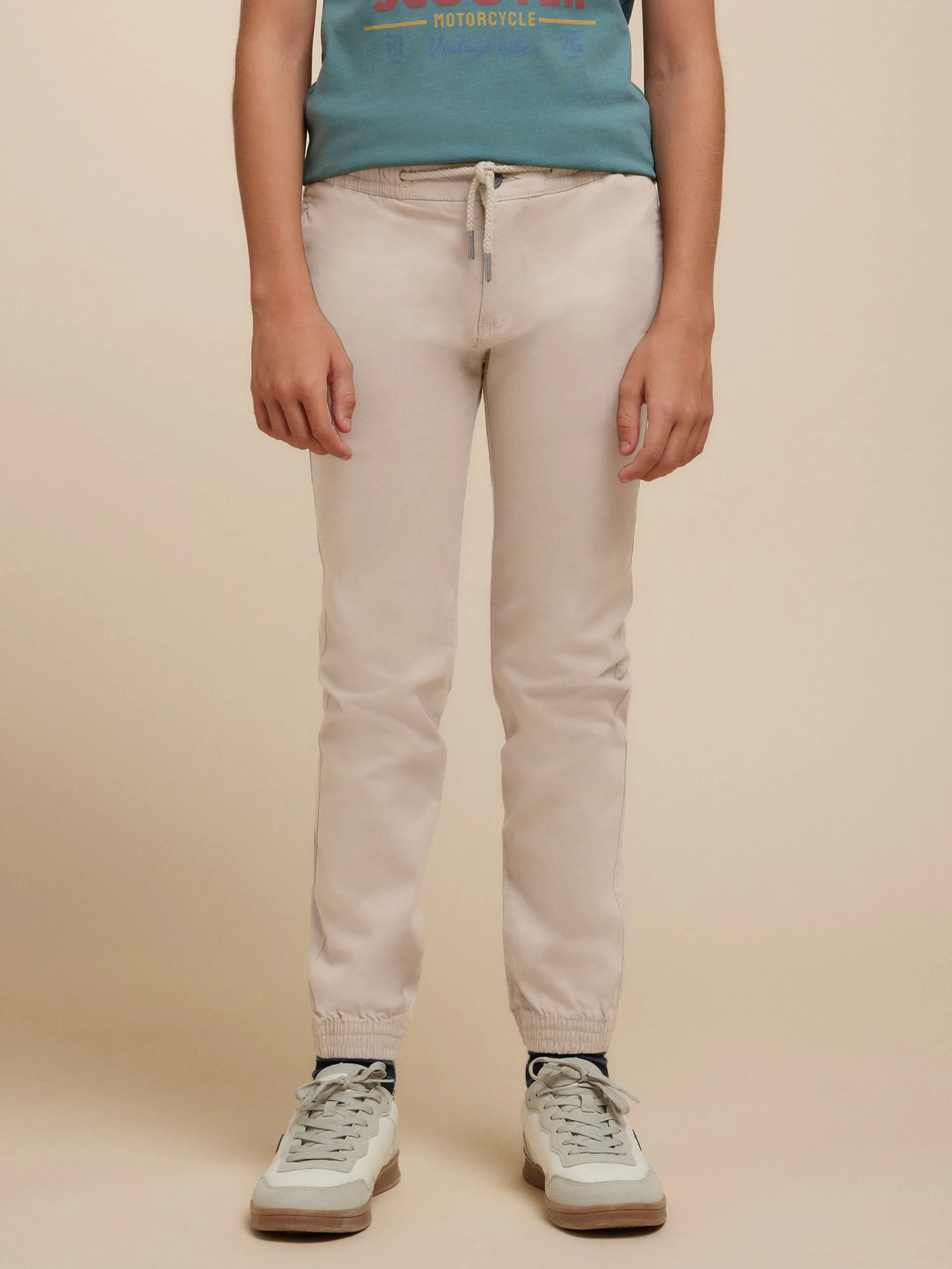 Pantalones-Alvaro Moreno PANTALON ANDER KIDS Beige