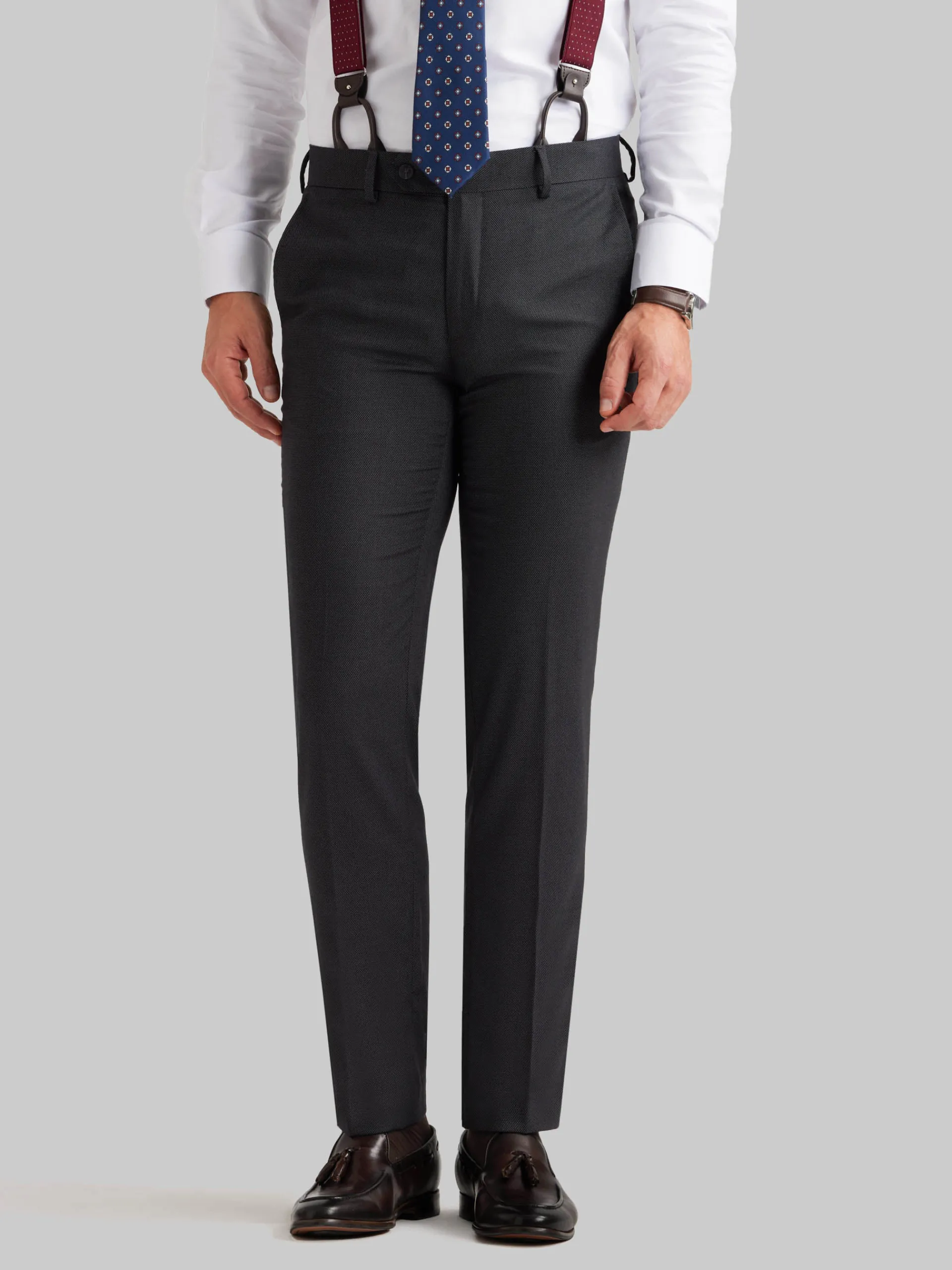 Trajes|Trajes-Alvaro Moreno PANTALON BIRDEYE Gris