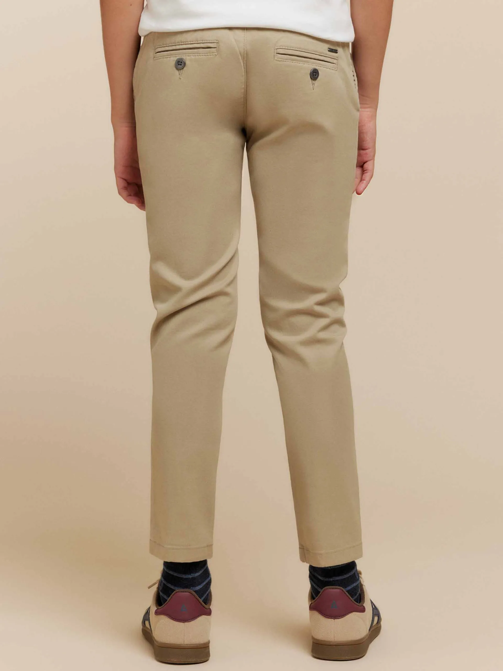 Pantalones-Alvaro Moreno PANTALON DALTON KIDS Beige