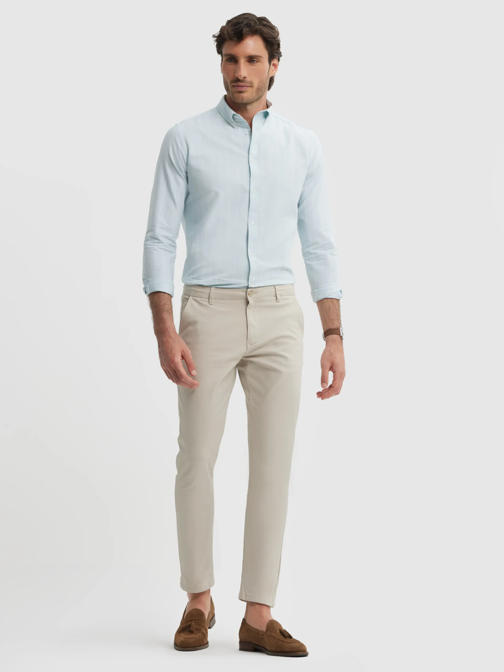 Chino-Alvaro Moreno PANTALON ELVIS Beige