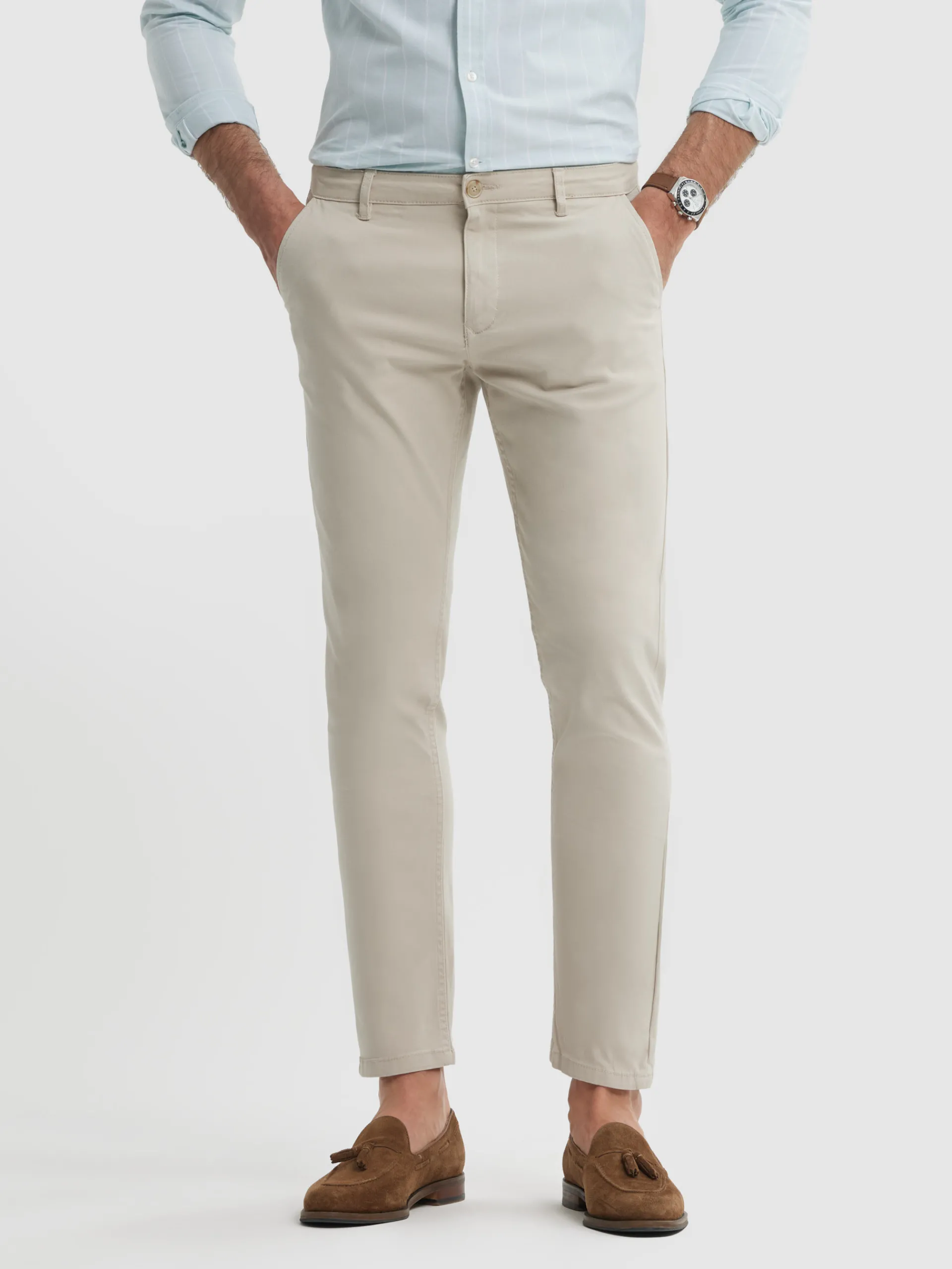 Chino-Alvaro Moreno PANTALON ELVIS Beige