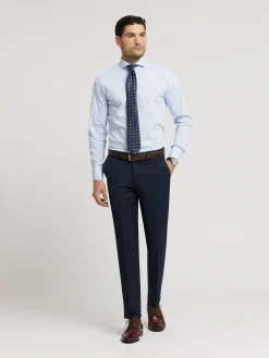 Trajes|Trajes-Alvaro Moreno PANTALON FIL A FIL Azul Marino