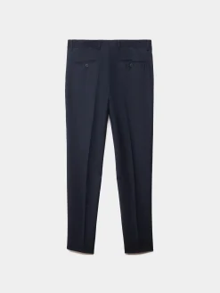 Trajes|Trajes-Alvaro Moreno PANTALON FIL A FIL Azul Marino