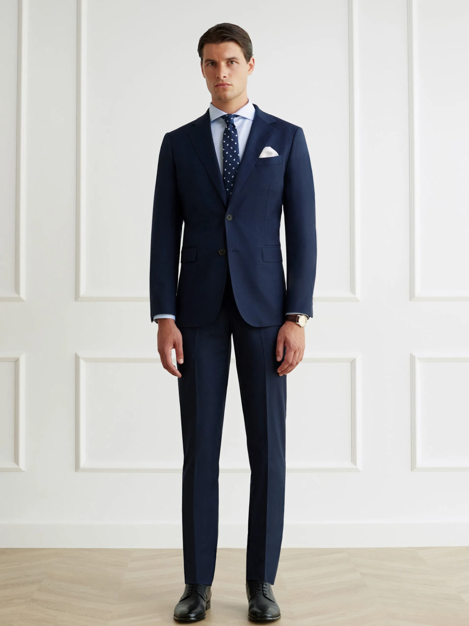 Trajes|Trajes-Alvaro Moreno PANTALON FIL A FIL Azul Marino