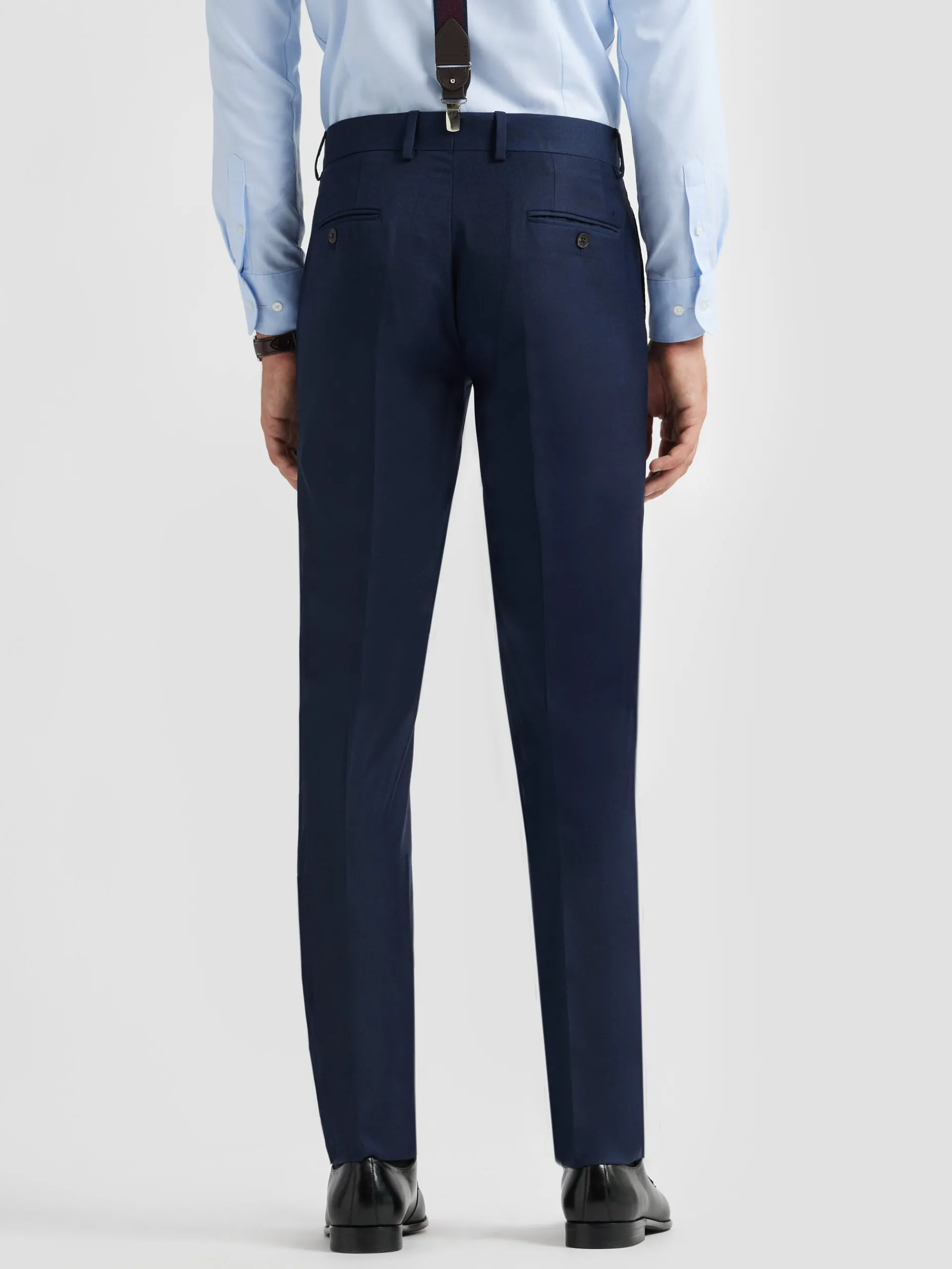 Trajes|Trajes-Alvaro Moreno PANTALON FIL A FIL Azul Marino
