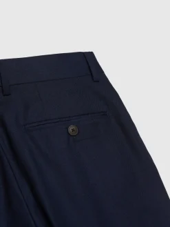 Trajes|Trajes-Alvaro Moreno PANTALON FIL A FIL CRUZADO Azul Marino
