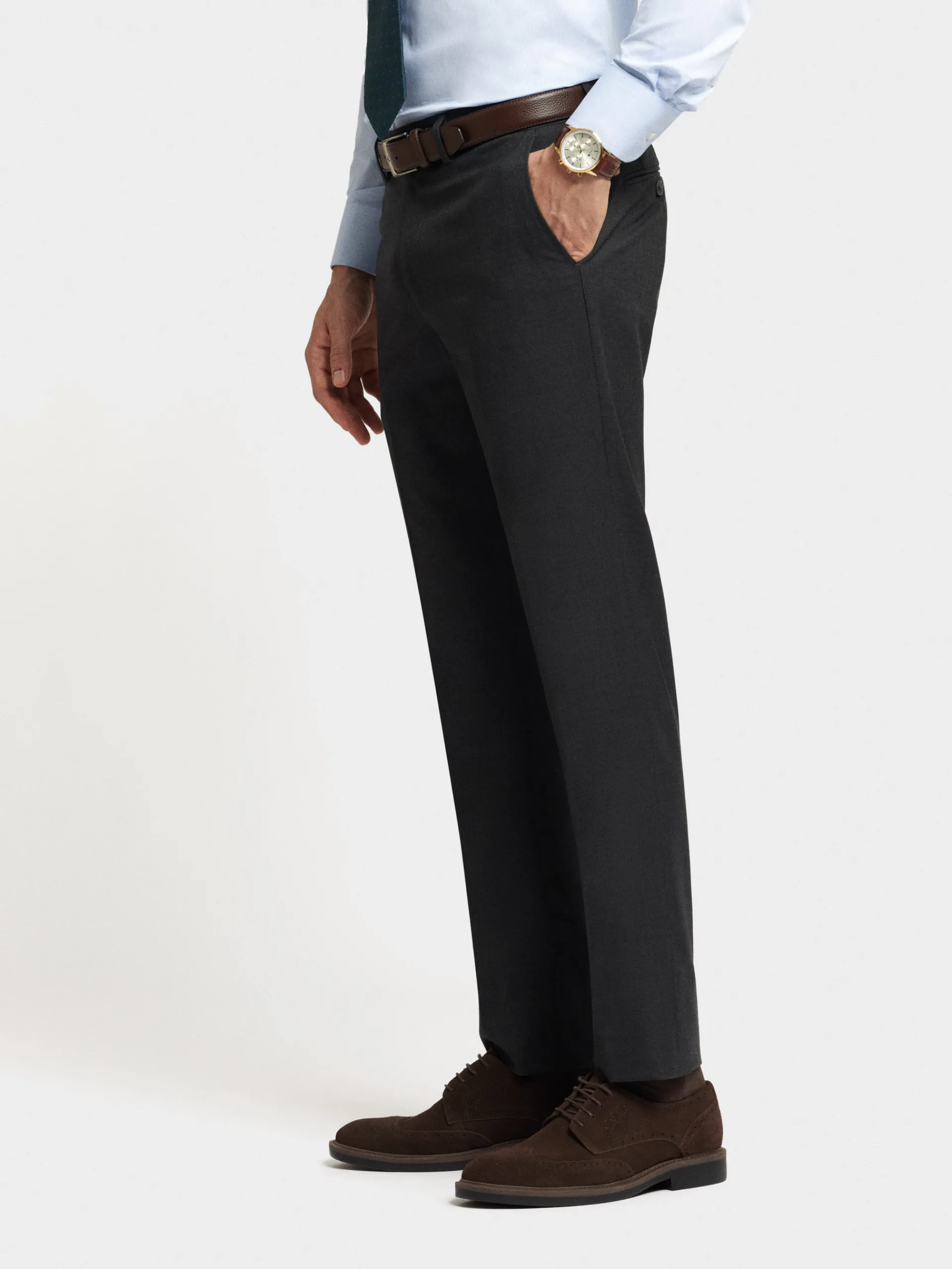 Trajes|Trajes-Alvaro Moreno PANTALON FIL A FIL Gris