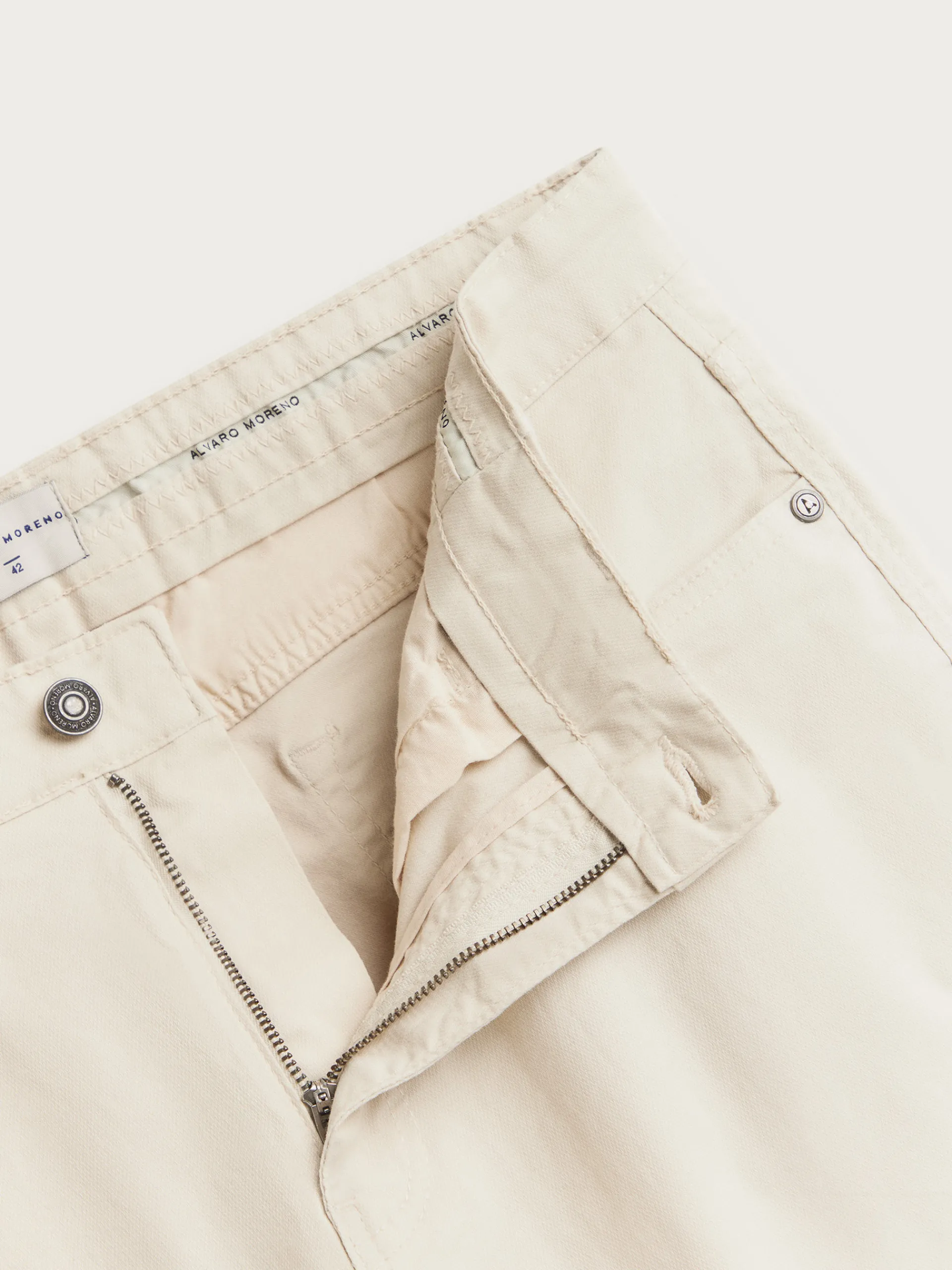 Casual-Alvaro Moreno PANTALON MICRO 5PKT Beige