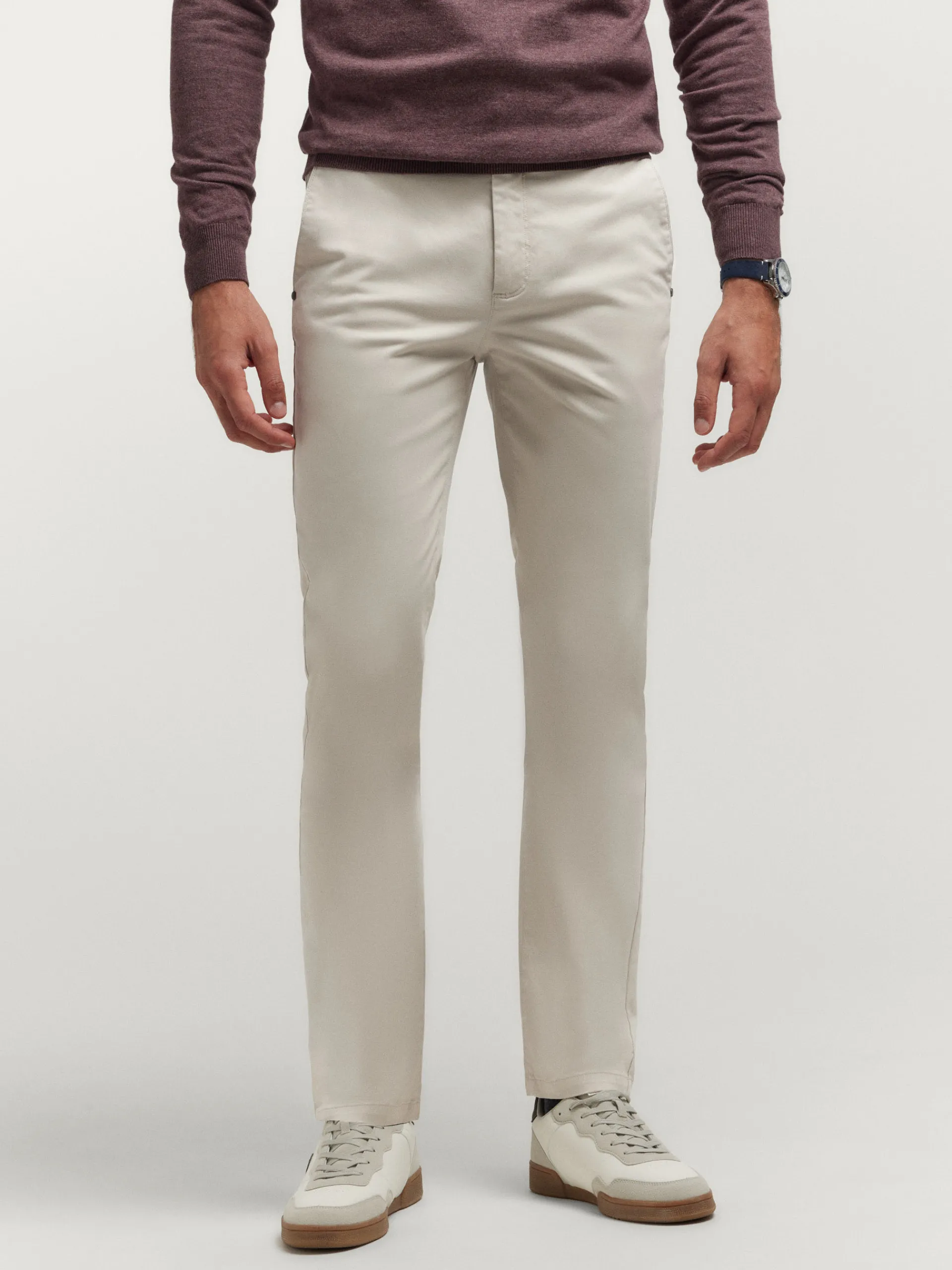 Chino-Alvaro Moreno PANTALON SLOT Crudo